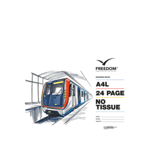 book artist drawing a4l 24pg no tissue