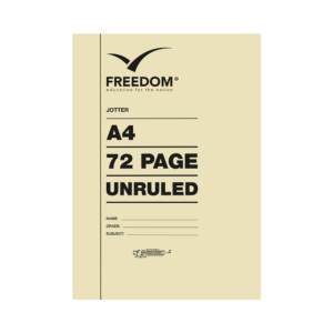book jotter a4 sc 72pg unruled
